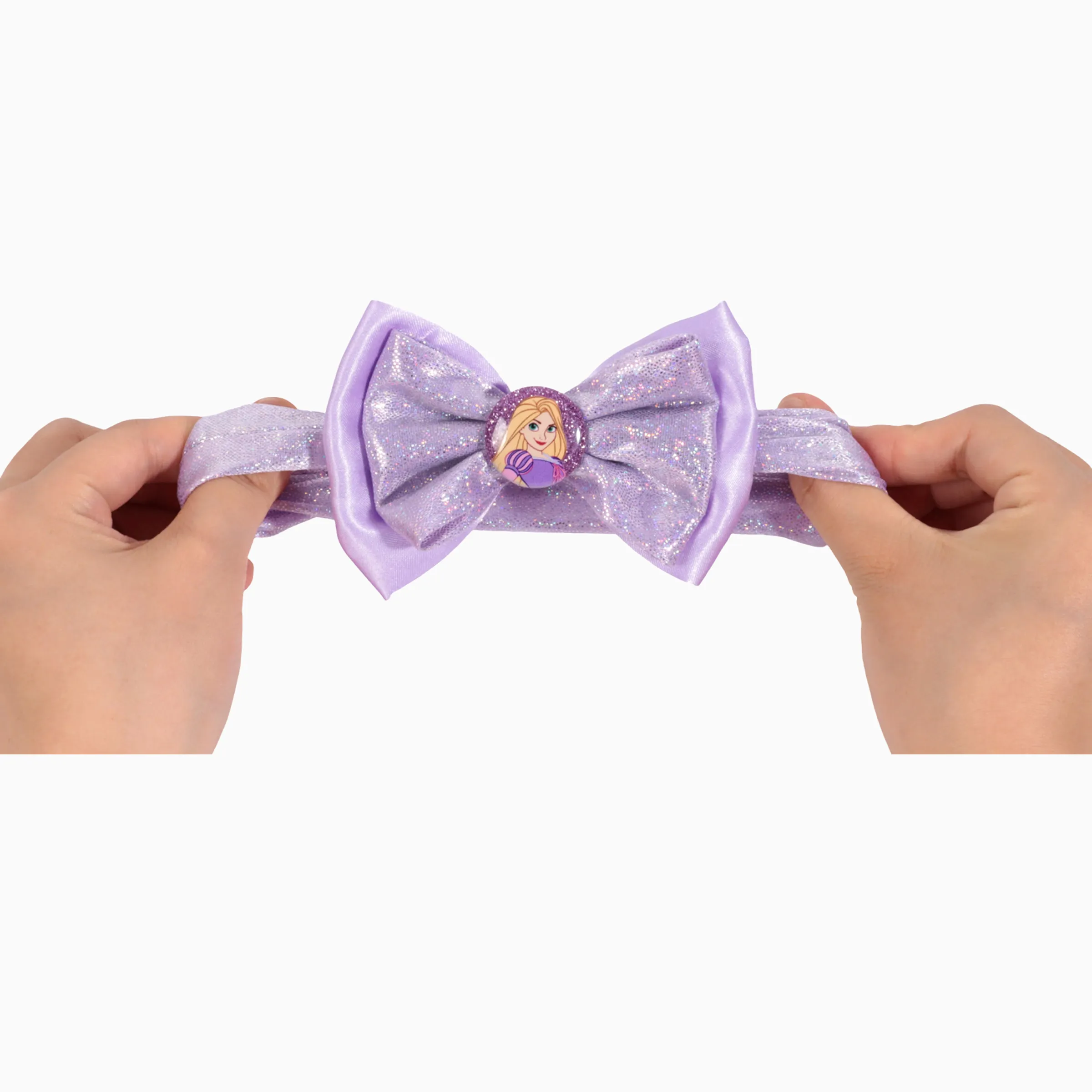 Disney Princess 3-Pack Bow Hair Scrunchies for Girls - Image 5