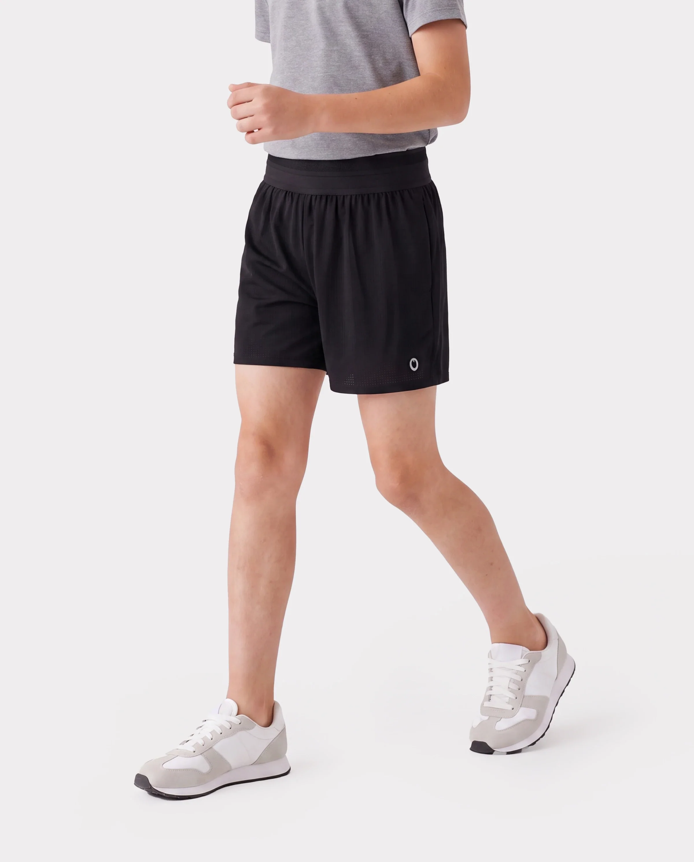 PatPat Lightflow Activewear Kid Boy athletic ultra light quick dry shorts Black