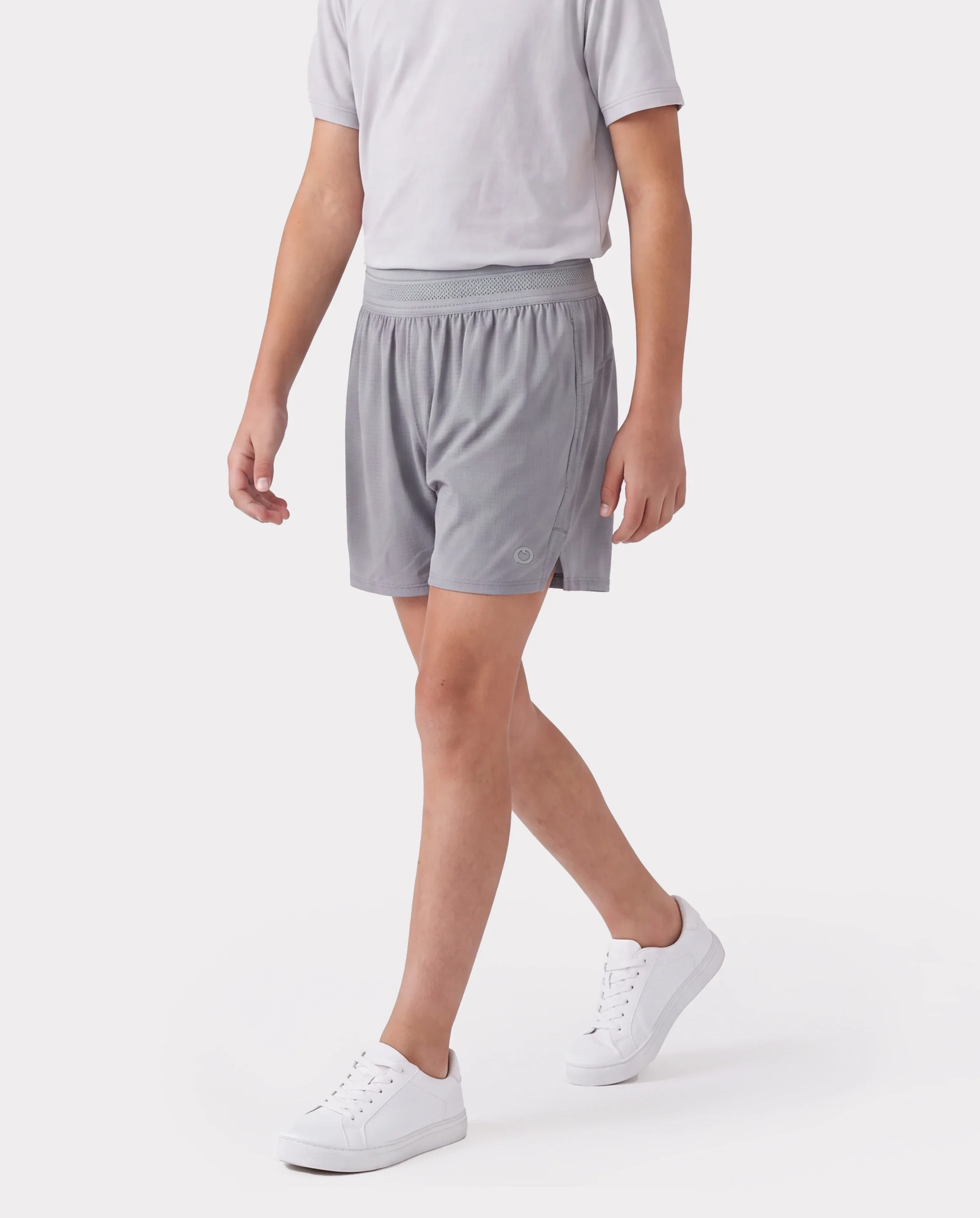 PatPat Lightflow Activewear Kid Boy athletic ultra light quick dry shorts Grey