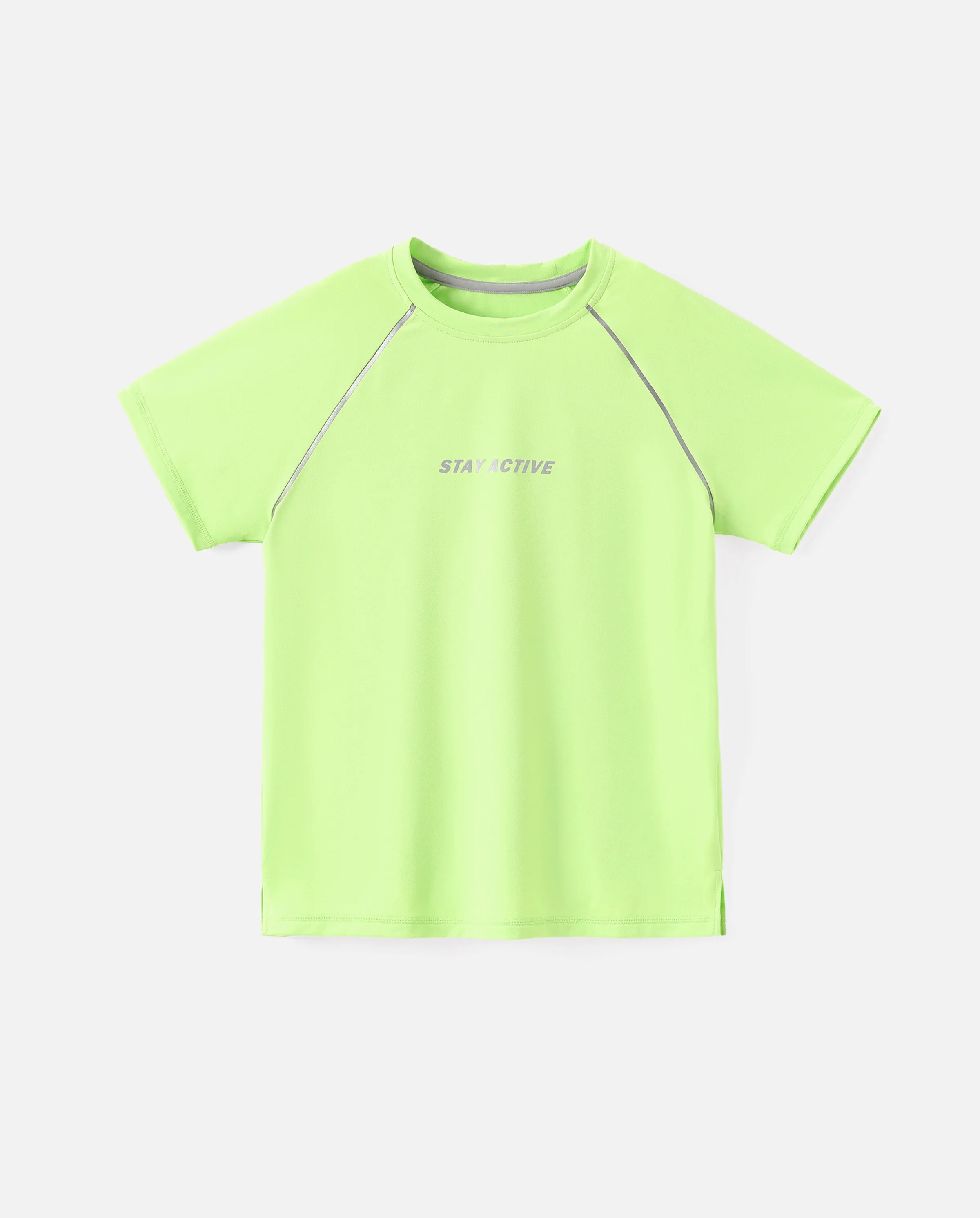 PatPat Lightflow Activewear Kid Boy Athletic Ultra Lightweight & Quick Dry Short Sleeve T-Shirt Green - Image 6