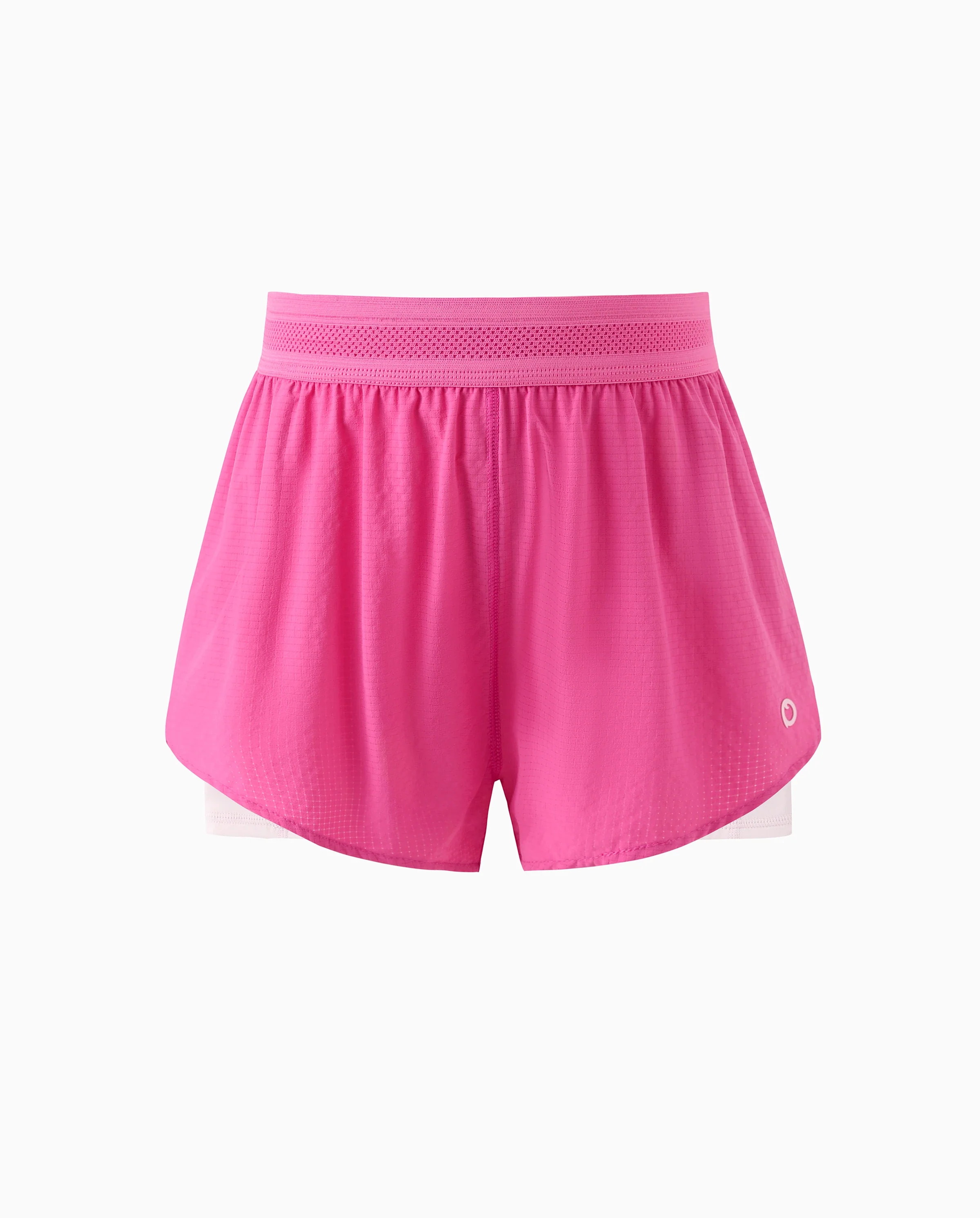 PatPat Lightflow Activewear kid girl athletic ultra light quick dry active shorts with bamboo viscose liner Hot Pink - Image 5