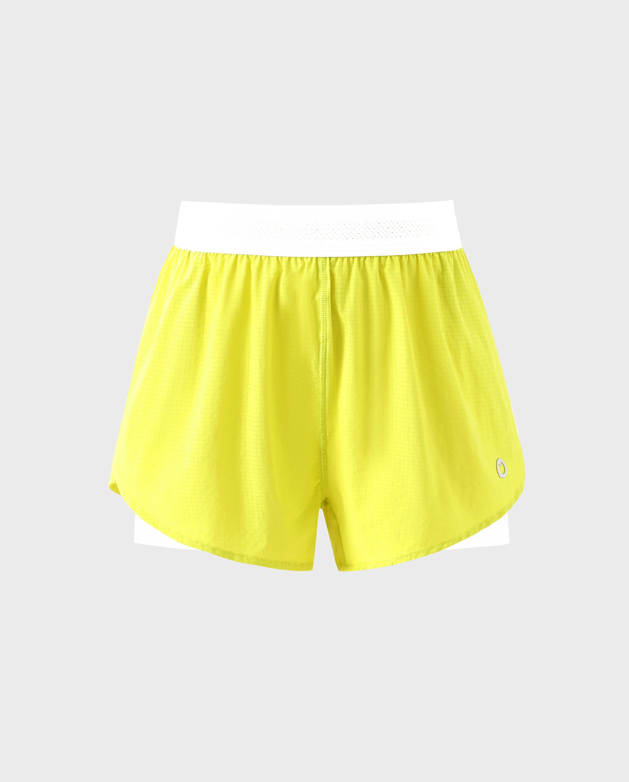 PatPat Lightflow Activewear kid girl athletic ultra light quick dry active shorts with bamboo viscose liner Yellow - Image 5