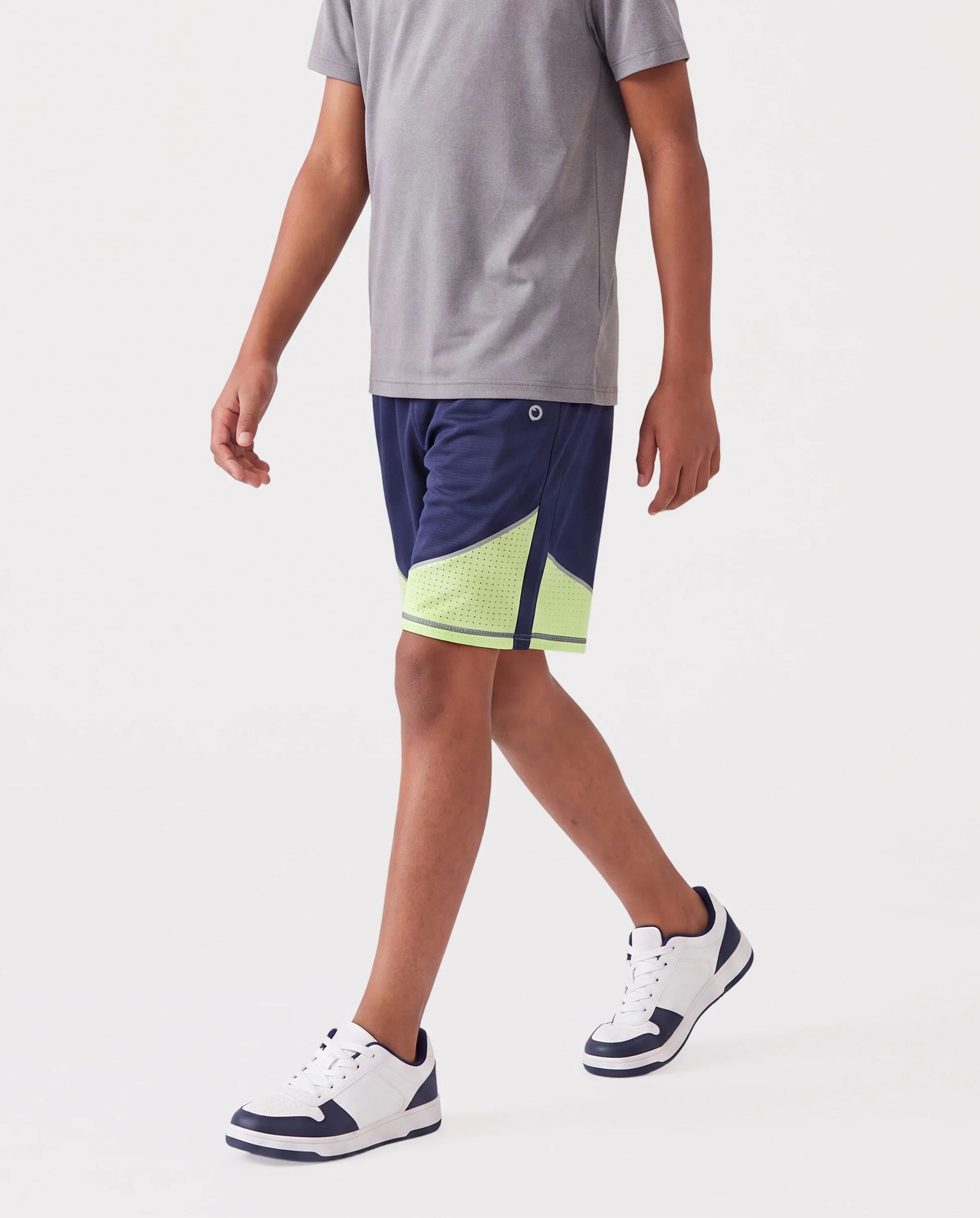 PatPat Rapidair activewear Kid Boy Athletic Quick-Dry Breathable Shorts with Pockets Deep Blue