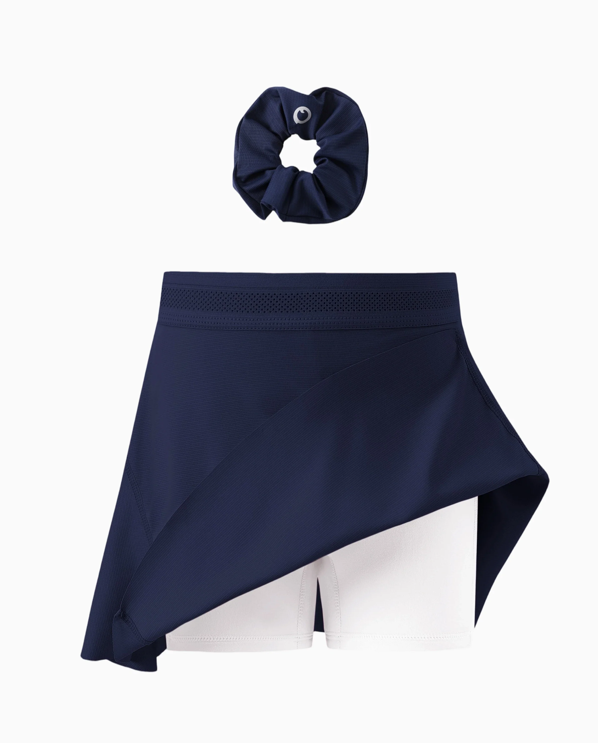 PatPat Rapidair activewear Kid Girl Athletic 2 in 1 Tennis Skort with Bamboo Viscose Shorts & Pocket Deep Blue - Image 6