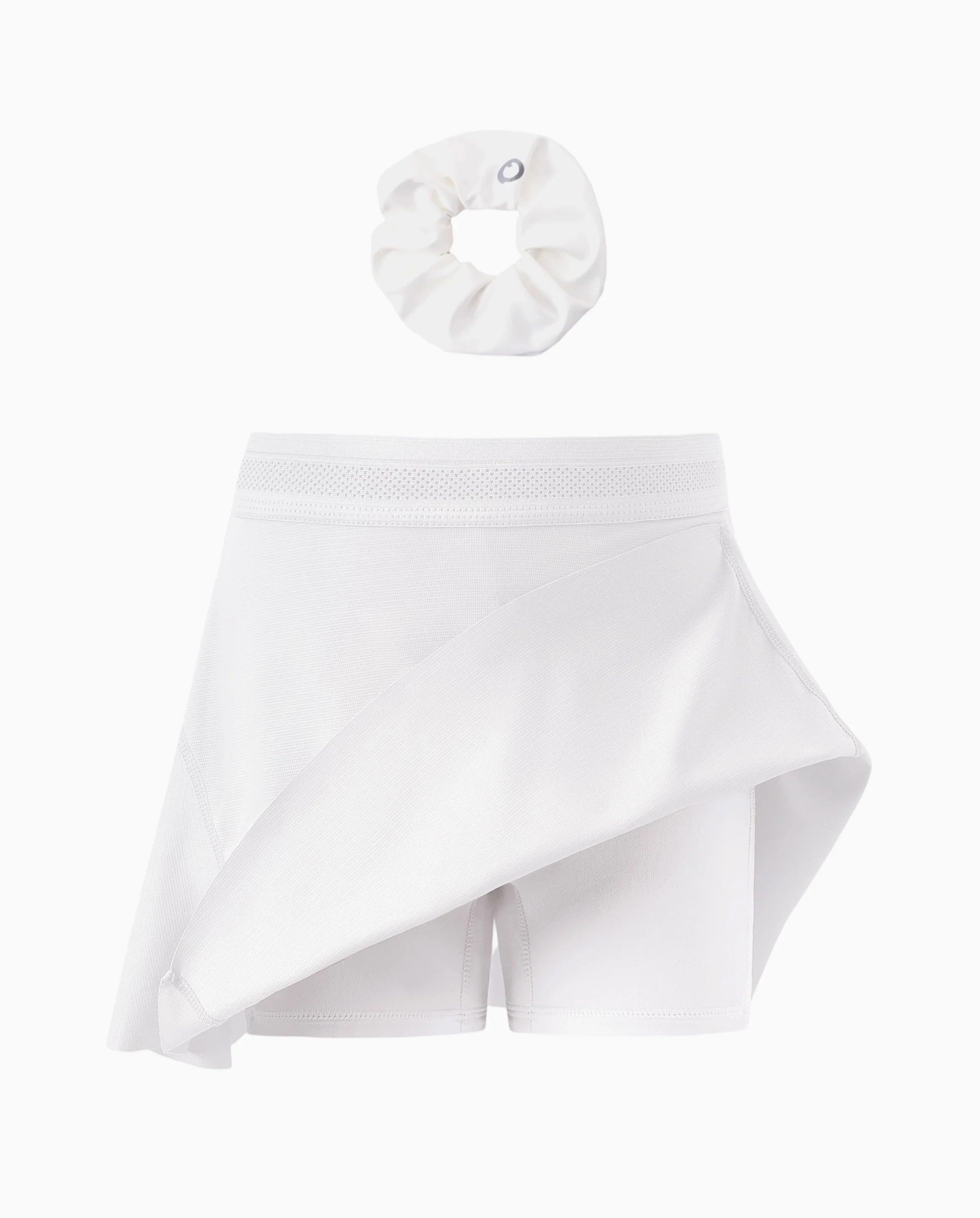 PatPat Rapidair activewear Kid Girl Athletic 2 in 1 Tennis Skort with Bamboo Viscose Shorts & Pocket White - Image 6