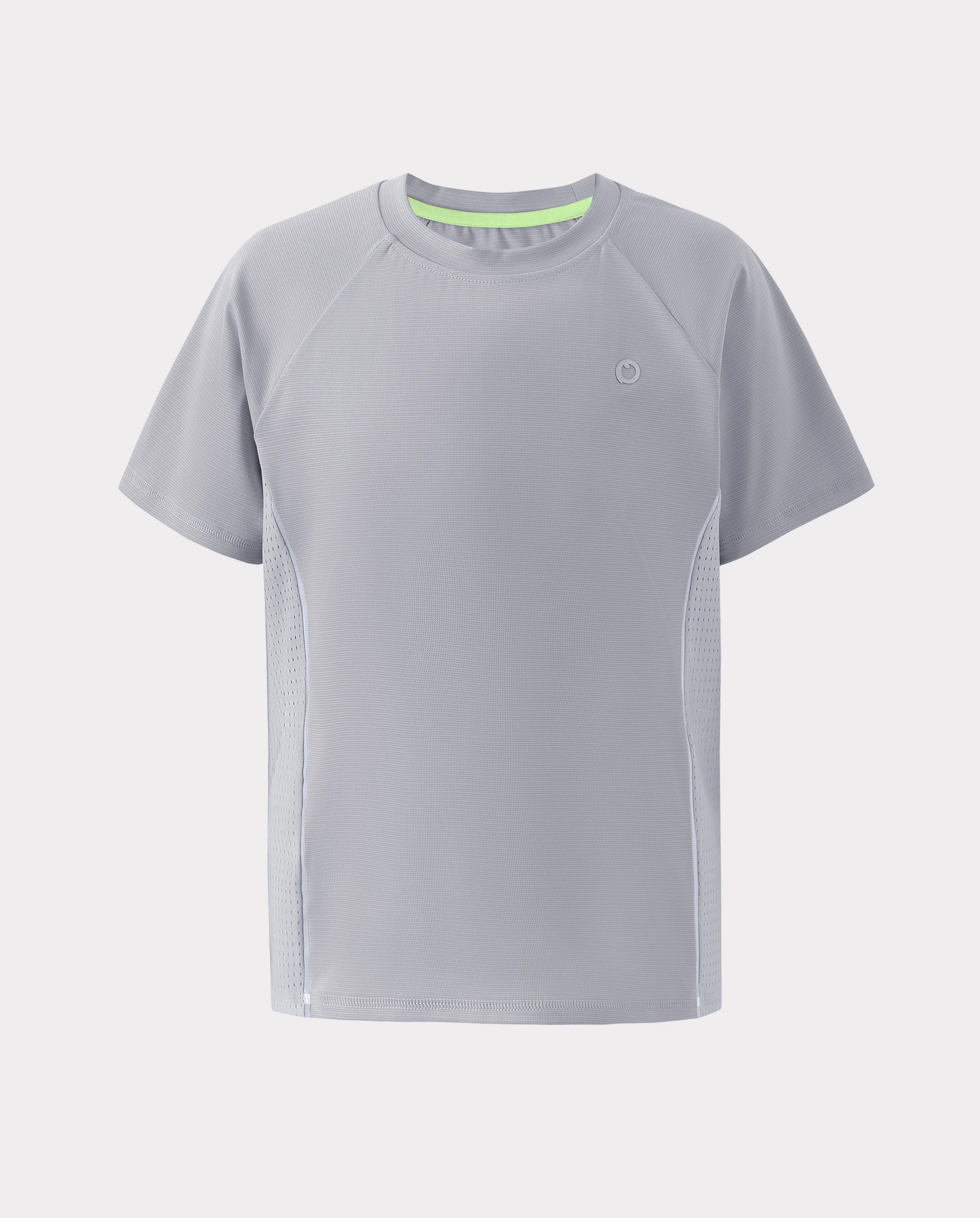 PatPat Rapidair activewear Kids Boy/Girl Athletic Quick-Dry & Instant-Cooling UPF 100+ Rash Guard T-Shirt Grey - Image 6