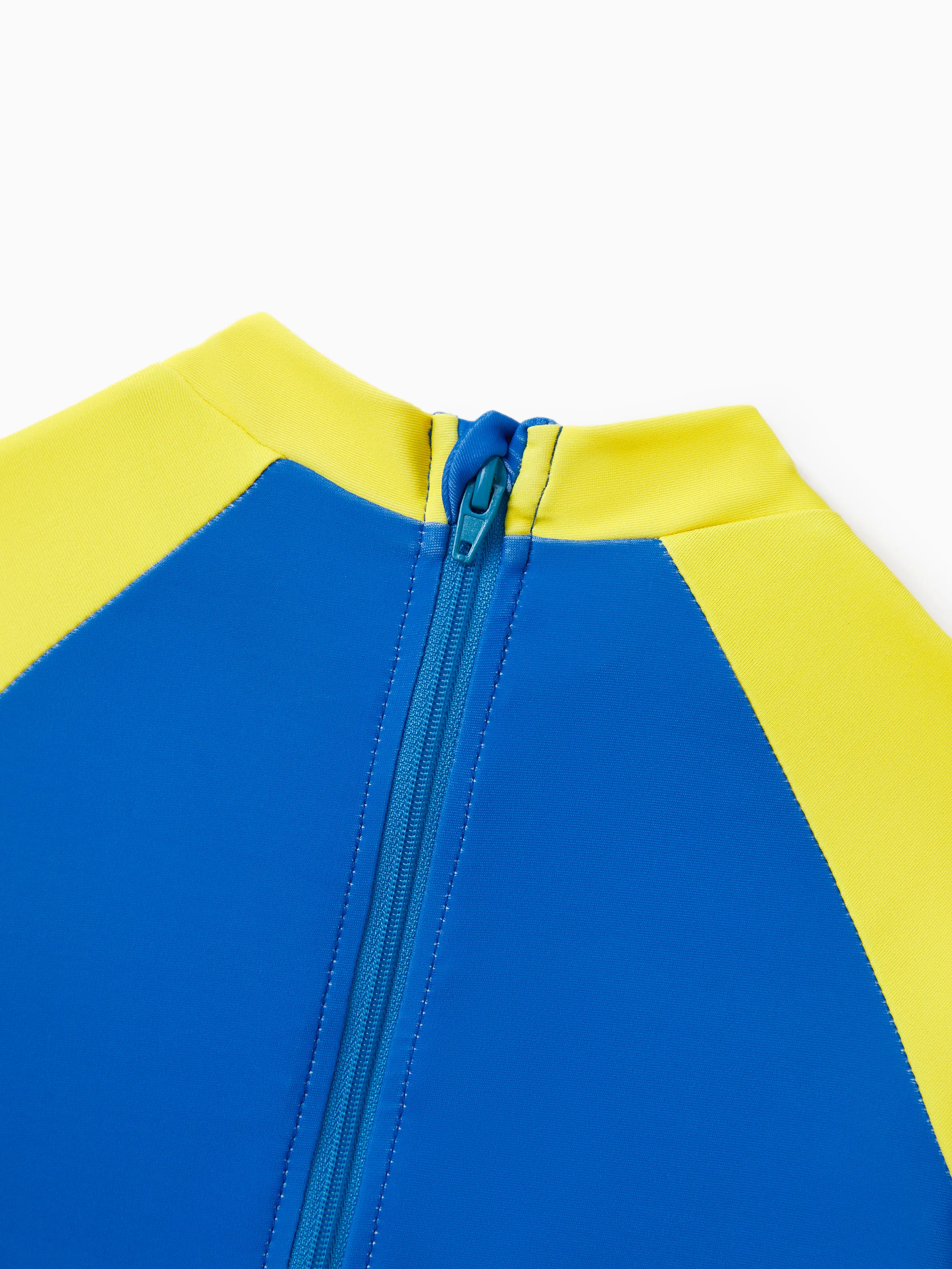 PAW Patrol Toddler Boy Chase/Rubble UPF50+ Colorblock Swimsuit Blue - Image 5