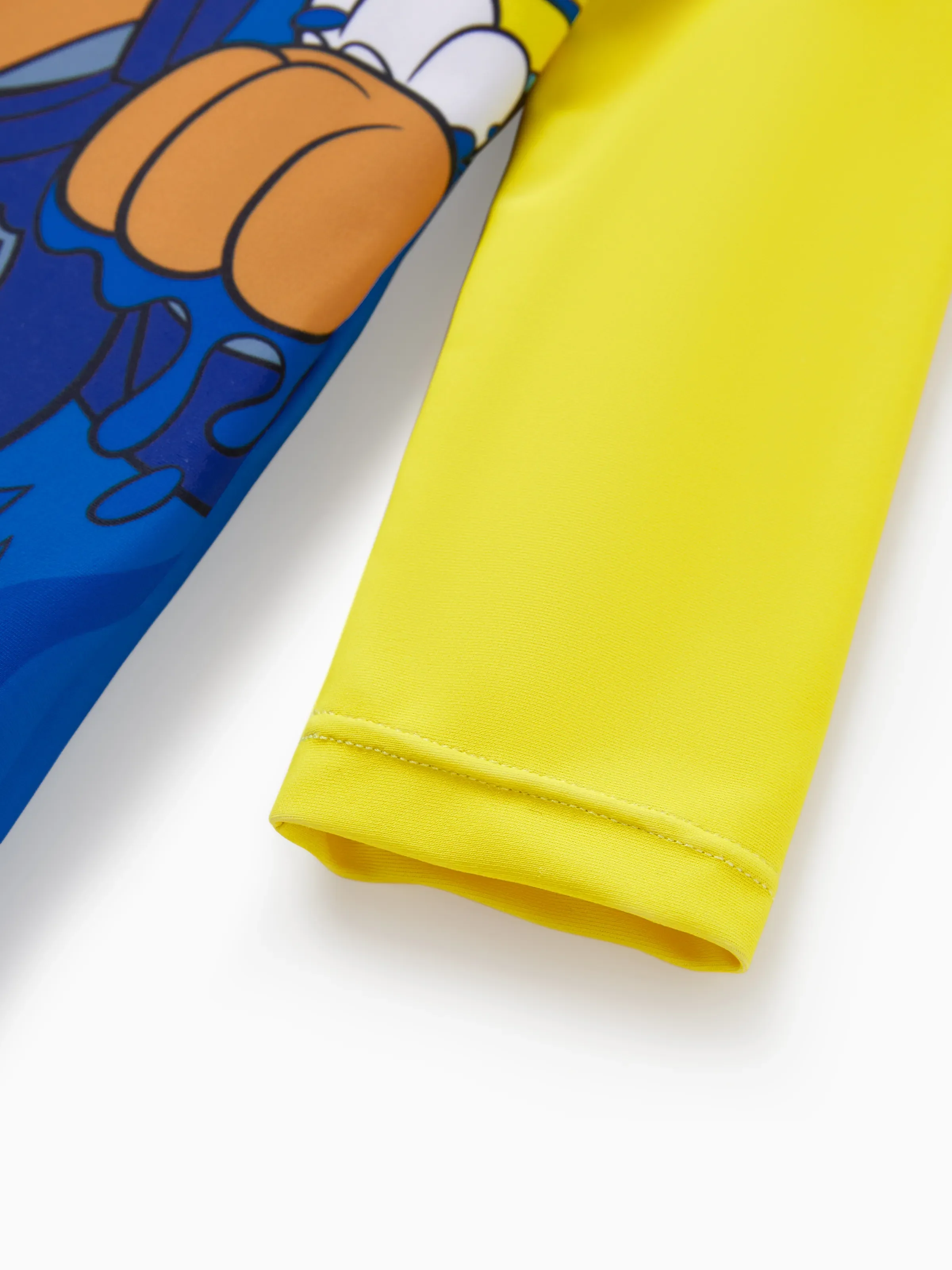 PAW Patrol Toddler Boy Chase/Rubble UPF50+ Colorblock Swimsuit Blue - Image 6