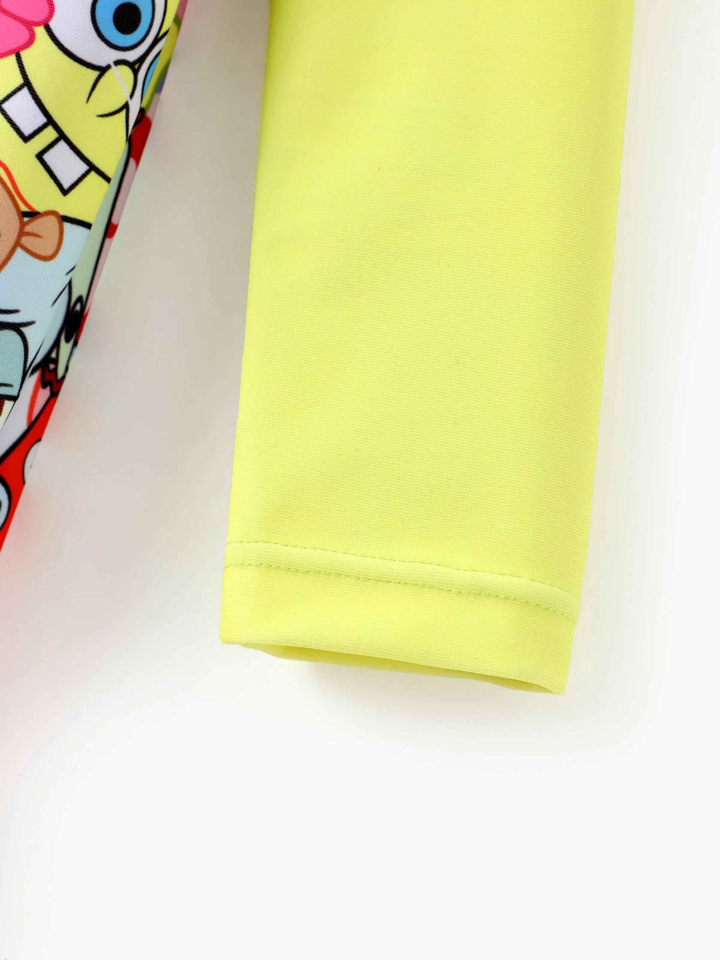 SpongeBob SquarePants Baby/Toddler Girl UPF50+ Colorblock Allover Print Swimsuit Multi-color - Image 5