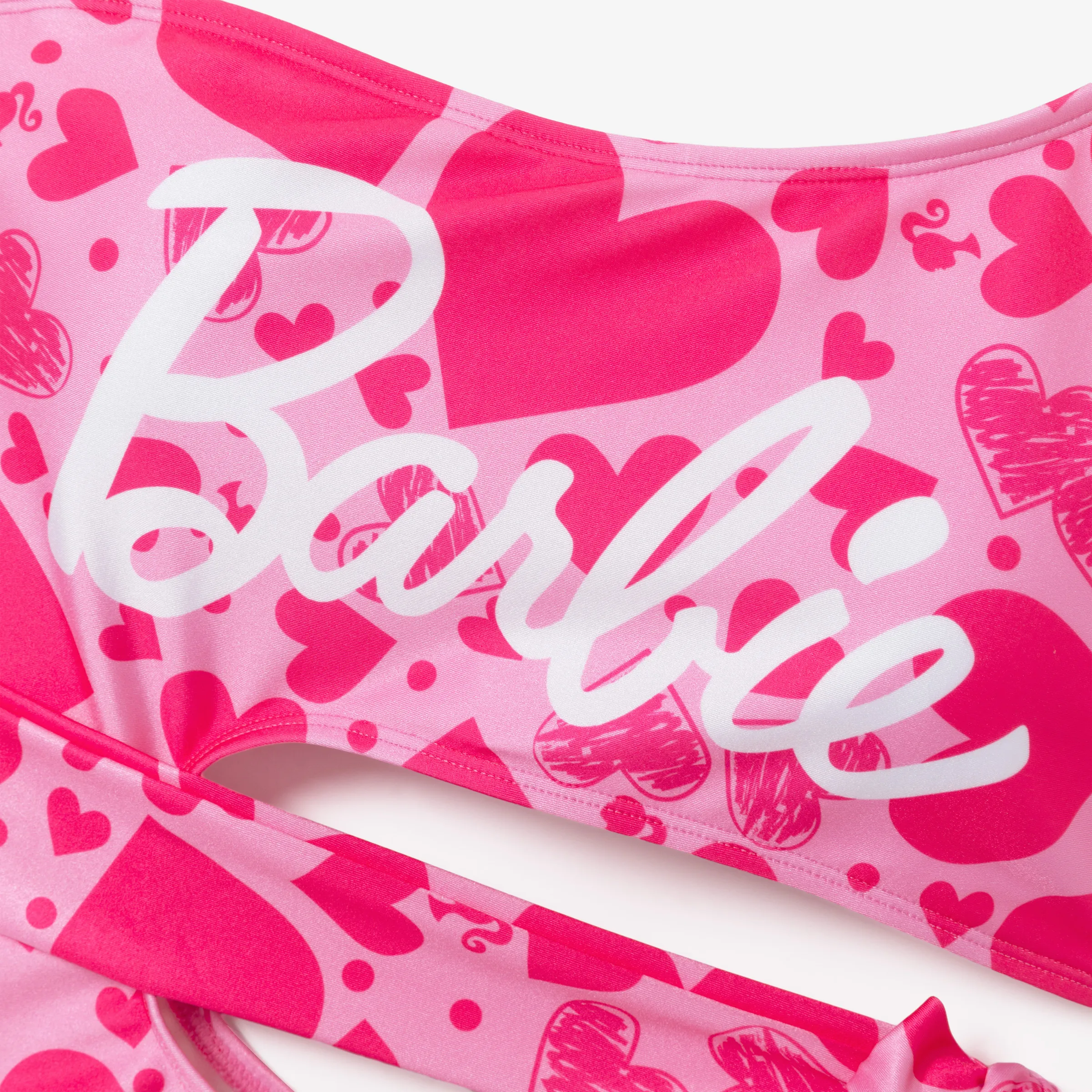 Toddler Girl Barbie Girls Heart-shaped Swimwear Roseo - Image 2