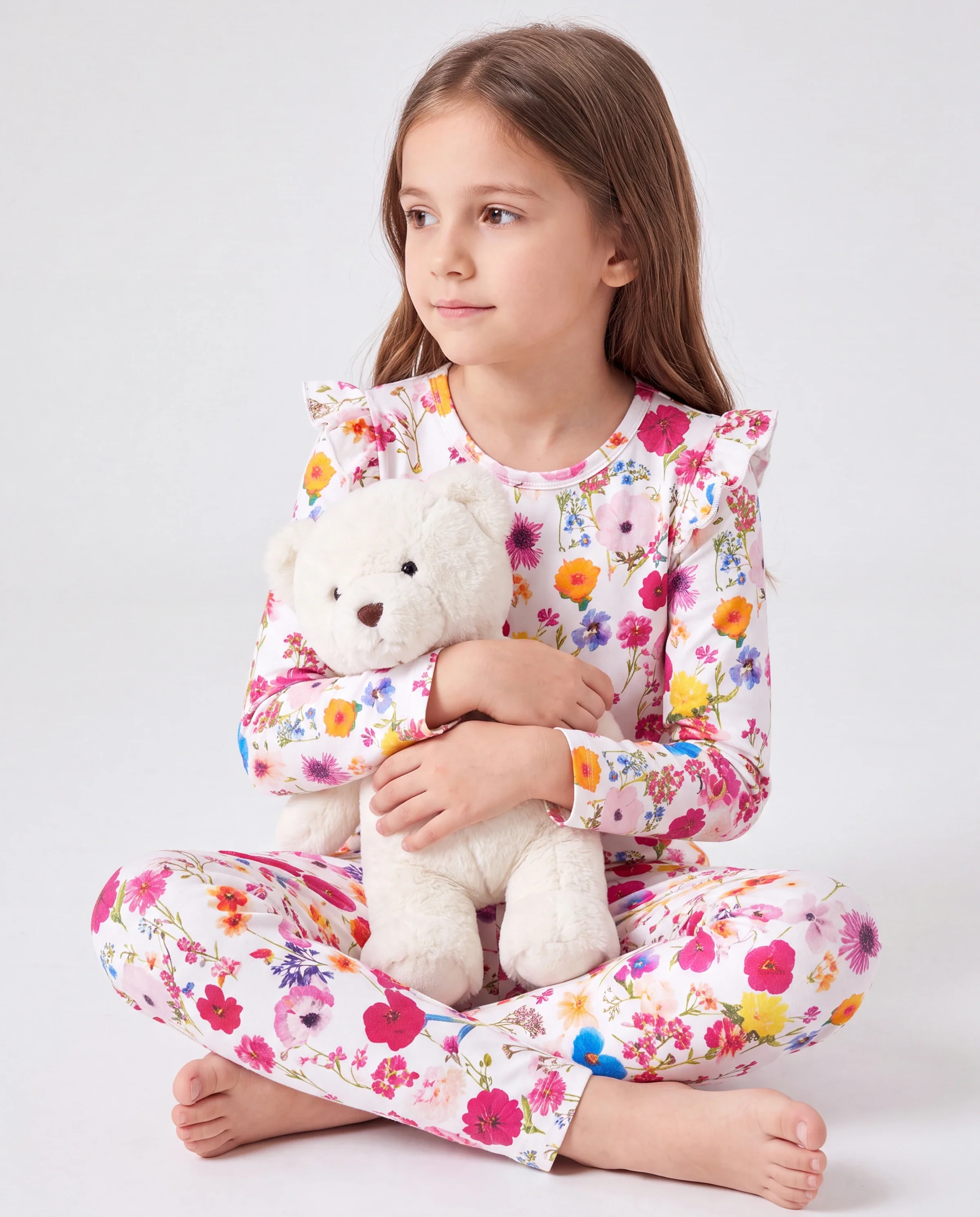 Toddler / Kids Halloween Pajamas With Childlike Print (1-Piece Snug-Fitting ) Hot Pink - Image 2