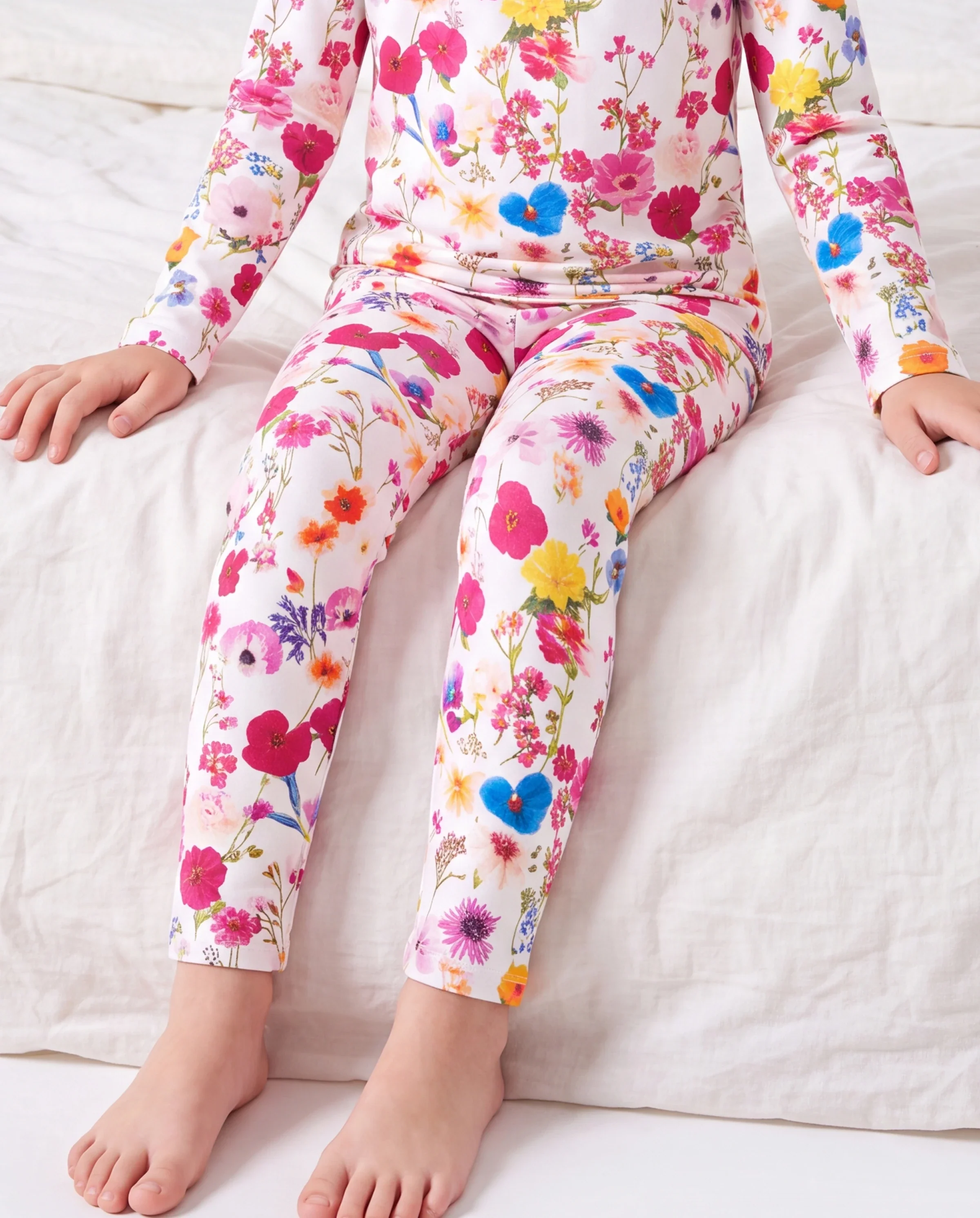 Toddler / Kids Halloween Pajamas With Childlike Print (1-Piece Snug-Fitting ) Hot Pink - Image 4