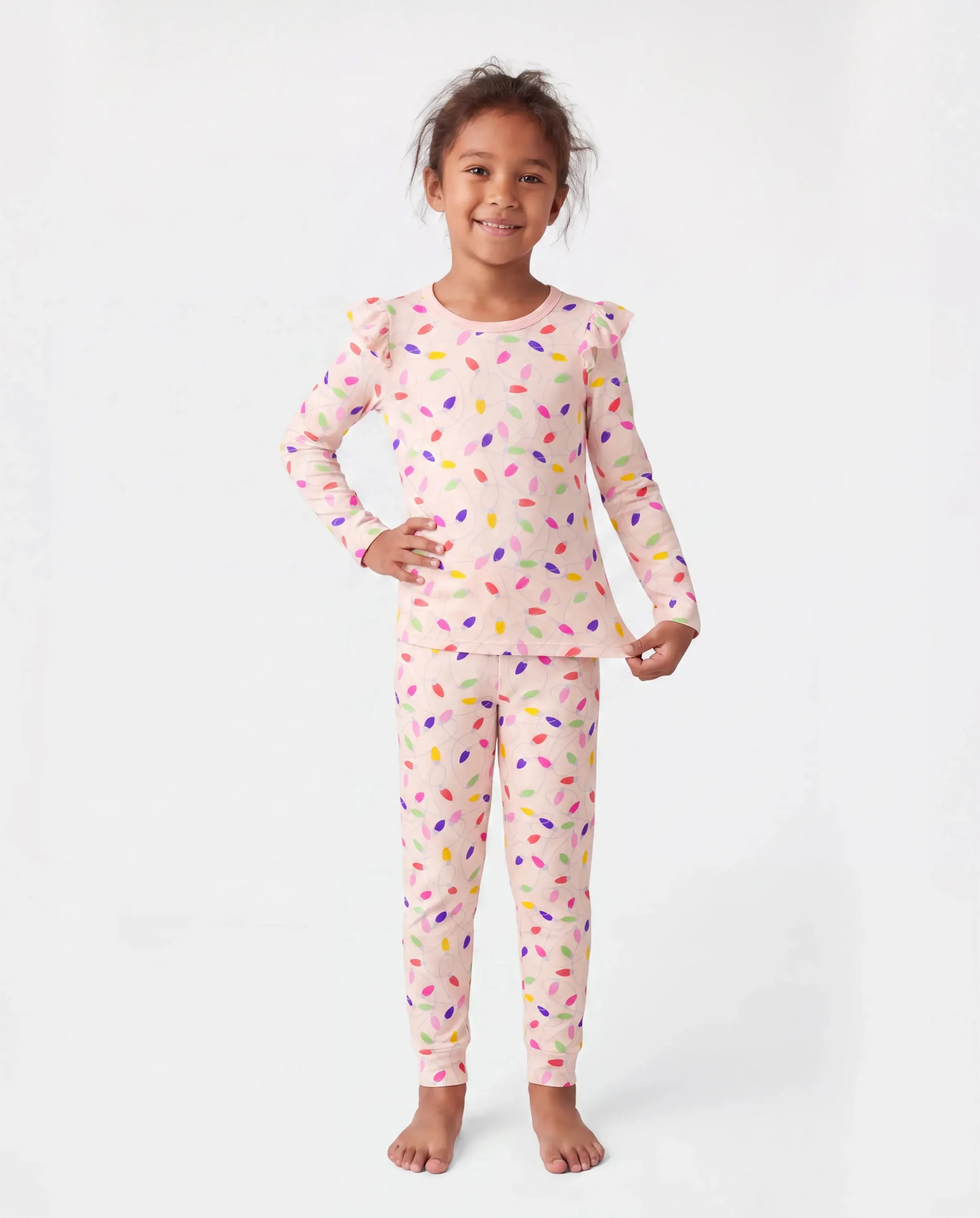 Toddler / Kids Halloween Pajamas With Childlike Print (1-Piece Snug-Fitting ) Multi-color - Image 3