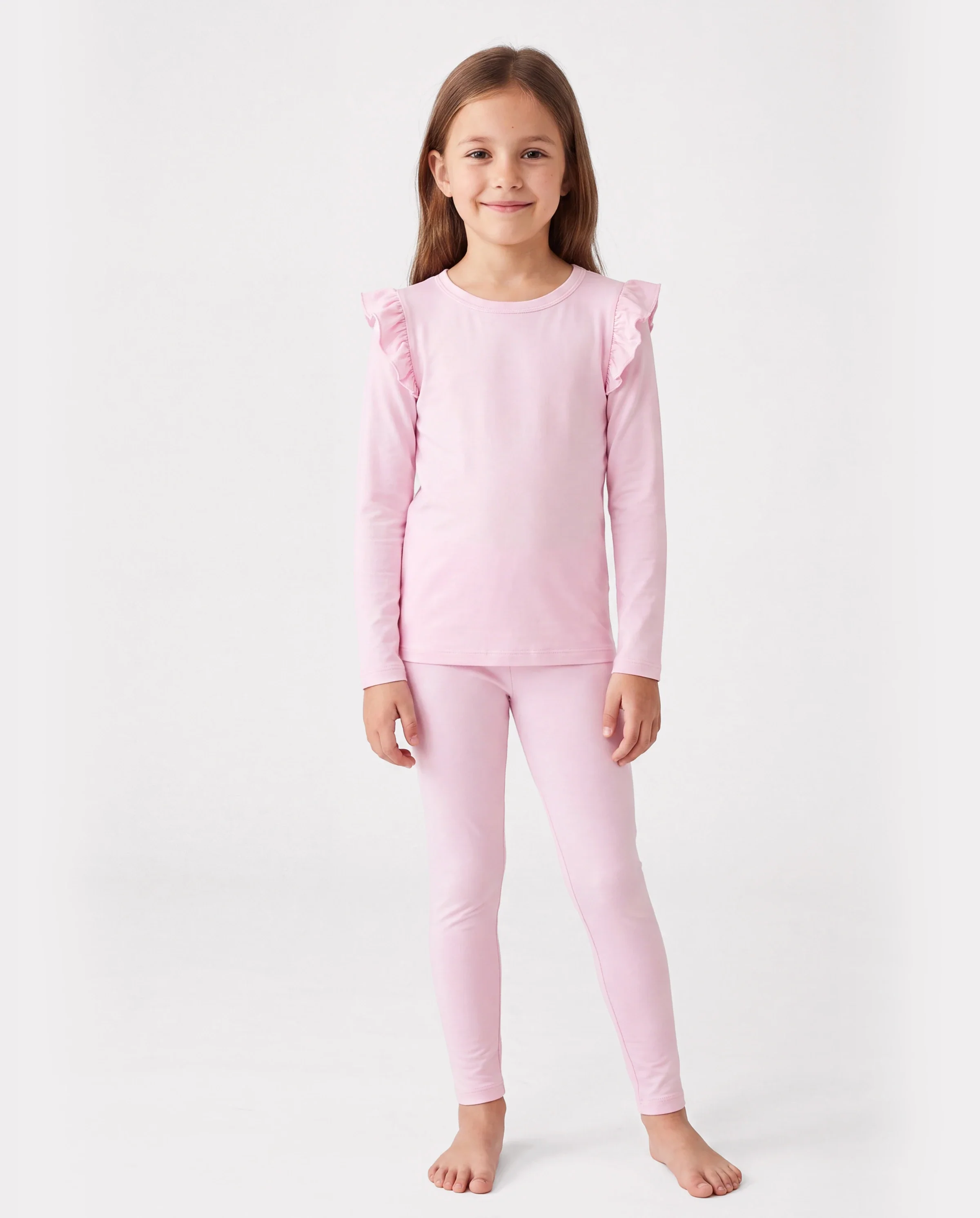 Toddler / Kids Halloween Pajamas With Childlike Print (1-Piece Snug-Fitting ) Pink