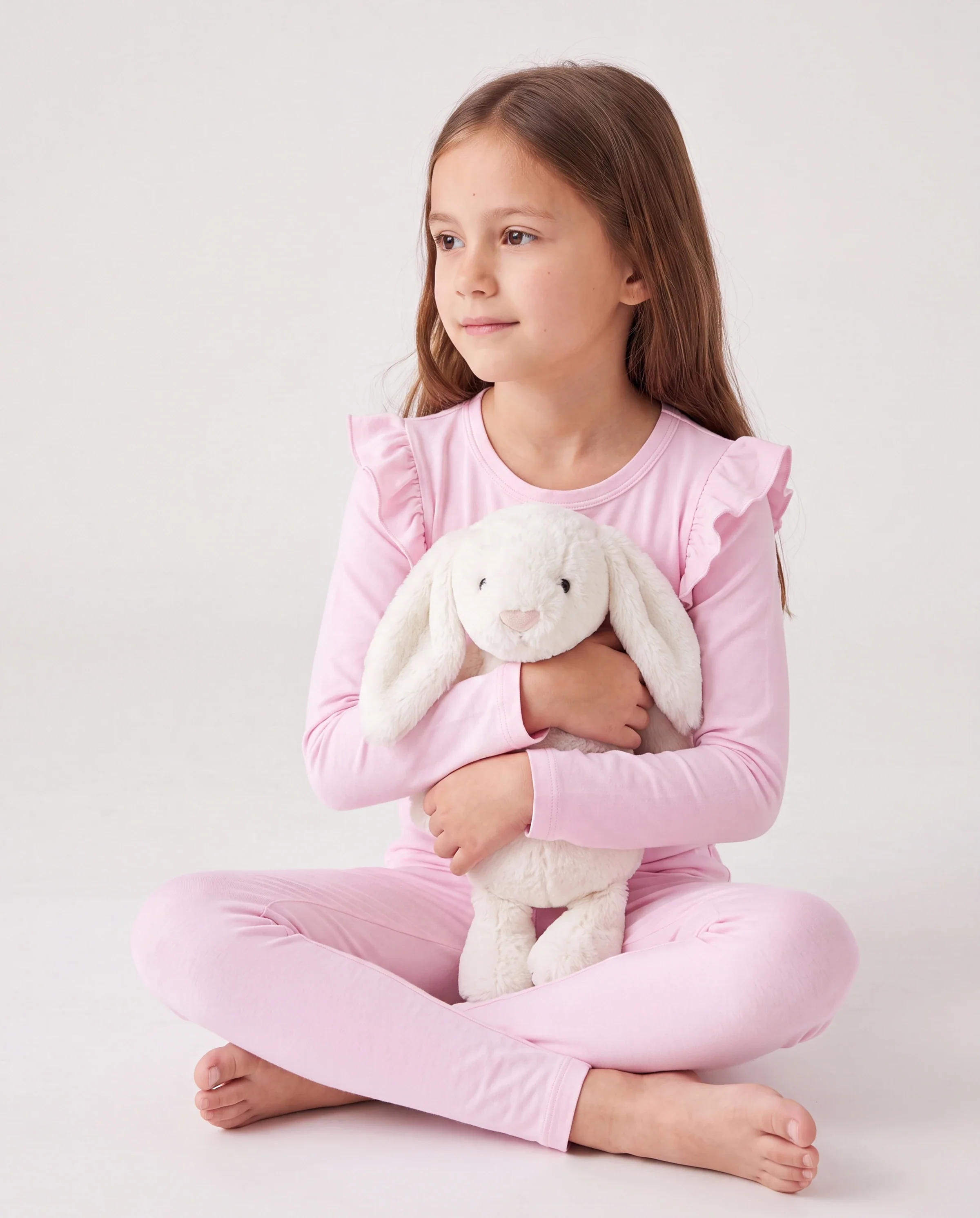 Toddler / Kids Halloween Pajamas With Childlike Print (1-Piece Snug-Fitting ) Pink - Image 2