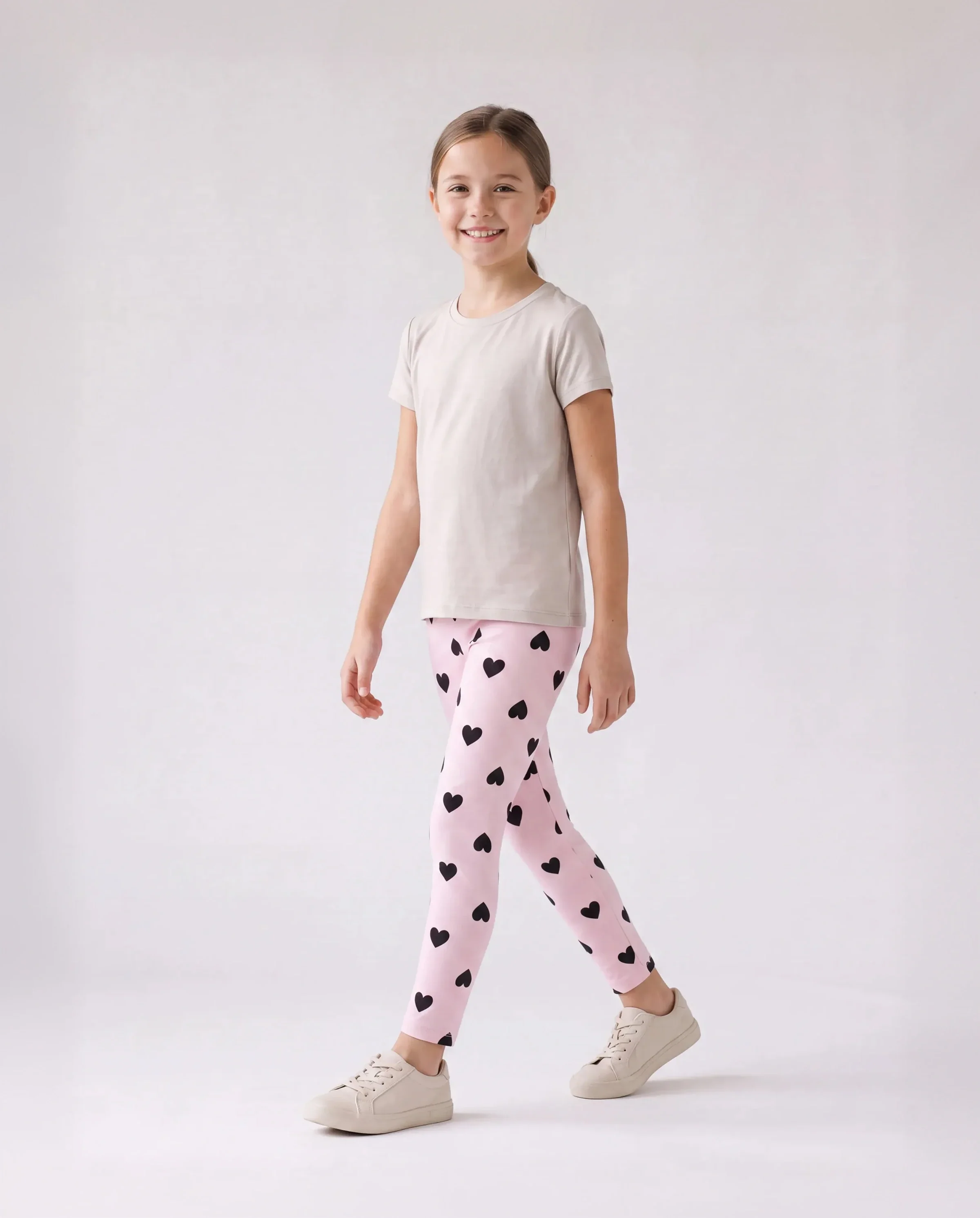 Toddler/Kid Girl Elasticized Leggings Pink - Image 5