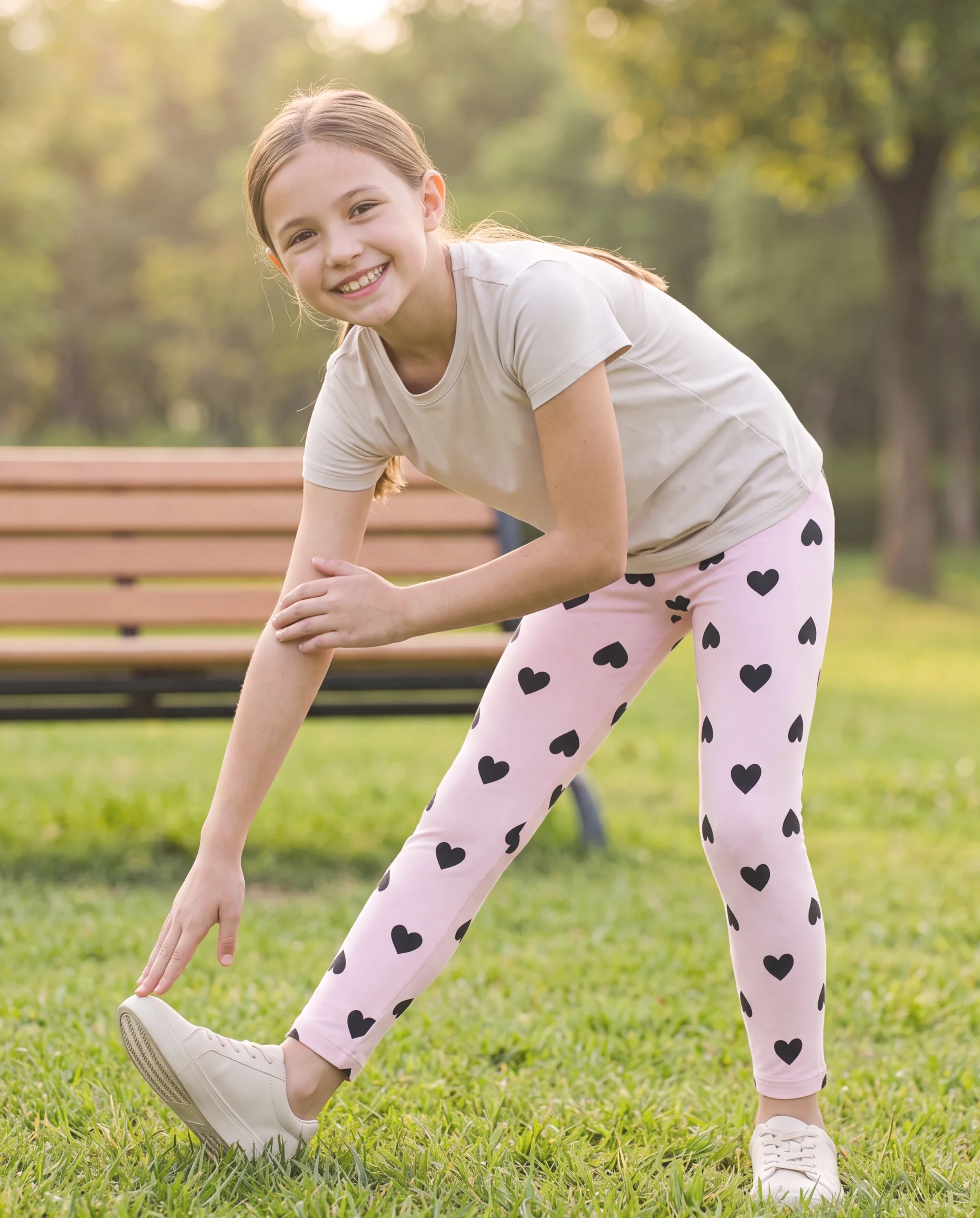 Toddler/Kid Girl Elasticized Leggings Pink - Image 6