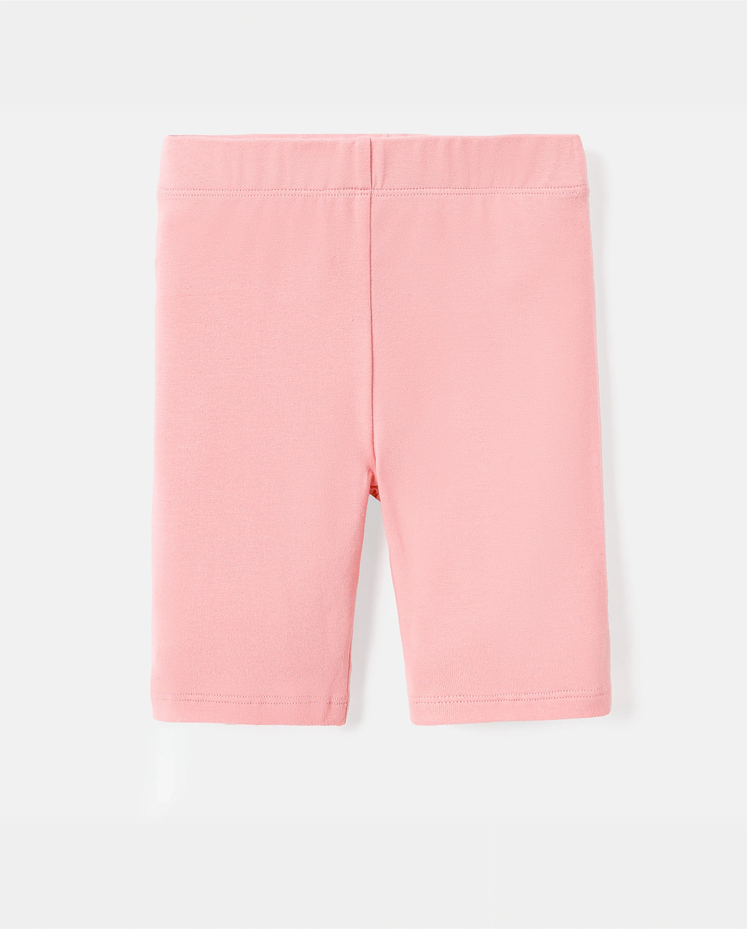 Toddler/Kid Girl Solid Color Cotton Leggings Shorts Pink - Image 4